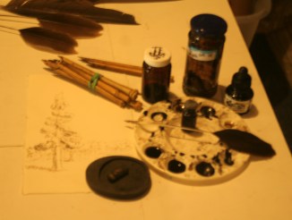 handmade pens and inks